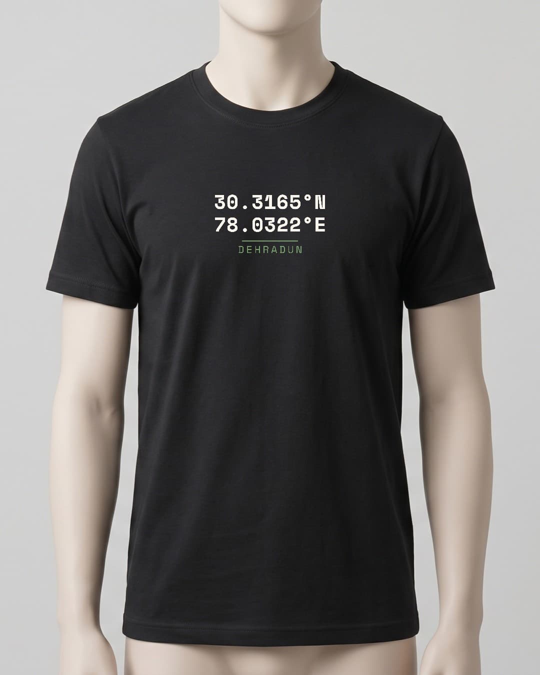 Dehradun Coordinates Tee