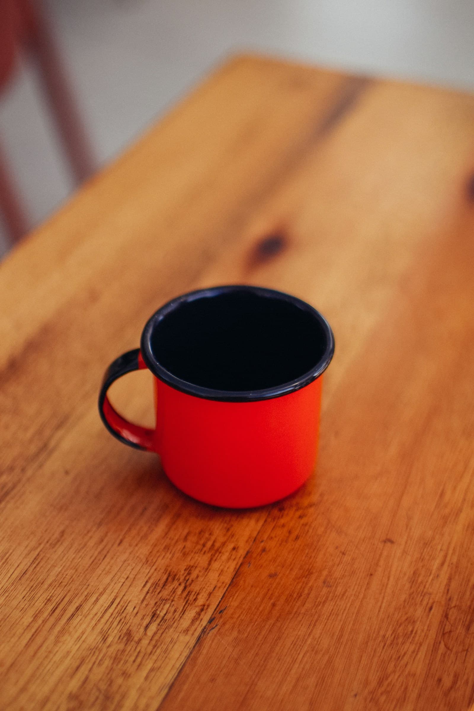 Enamel Camp Mug — Red